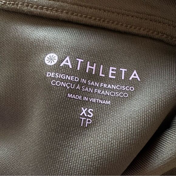 Athleta Seasoft Hoodie in Olive Green Size XS - Picture 8 of 10